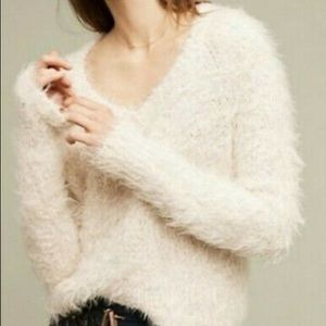 Anthropologie XS Cream/Off-White Sweater